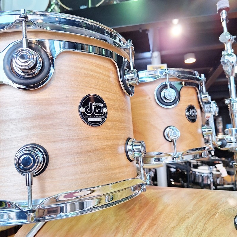 dw Performance Limited Edition Birch 4pc Drum Kit [BD22，FT16，TT12&10/Natural Satin Oil] 画像3