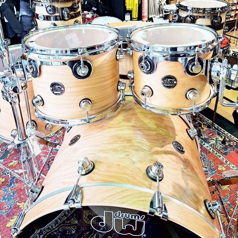 dw Performance Limited Edition Birch 4pc Drum Kit [BD22，FT16，TT12&10/Natural Satin Oil] 画像4