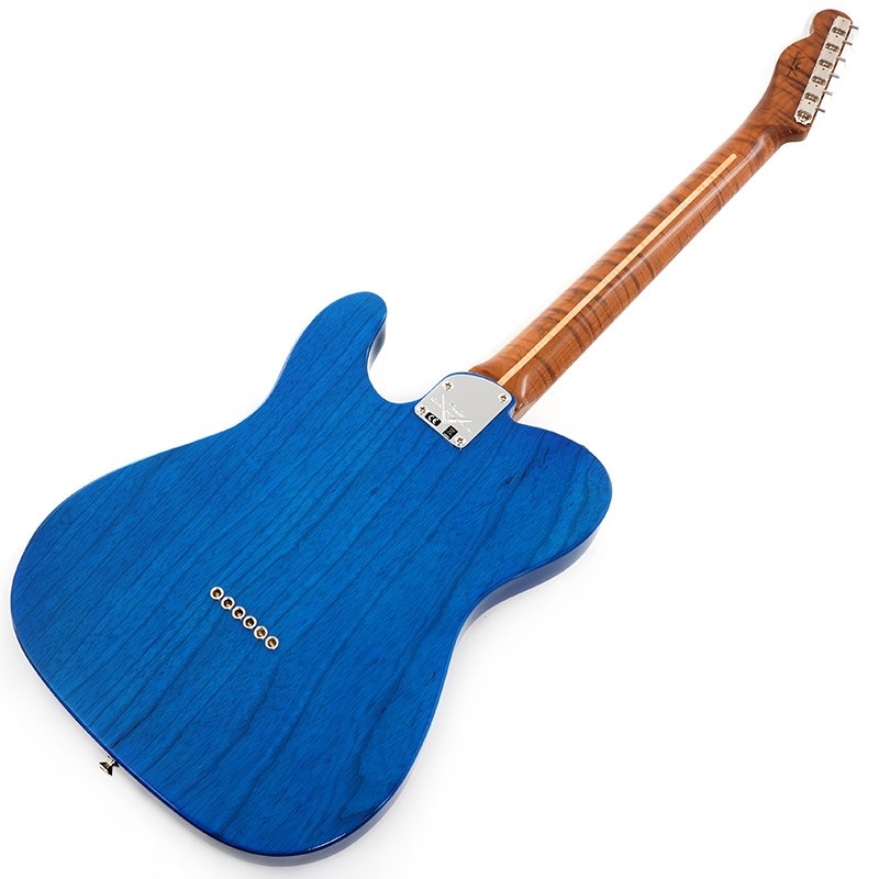 Fender Custom Shop American Custom Telecaster NOS 1-Piece Roasted 3A Flame Maple Neck Fingerboard (Sapphire Blue Transparent) 【SN.R140712】 画像2