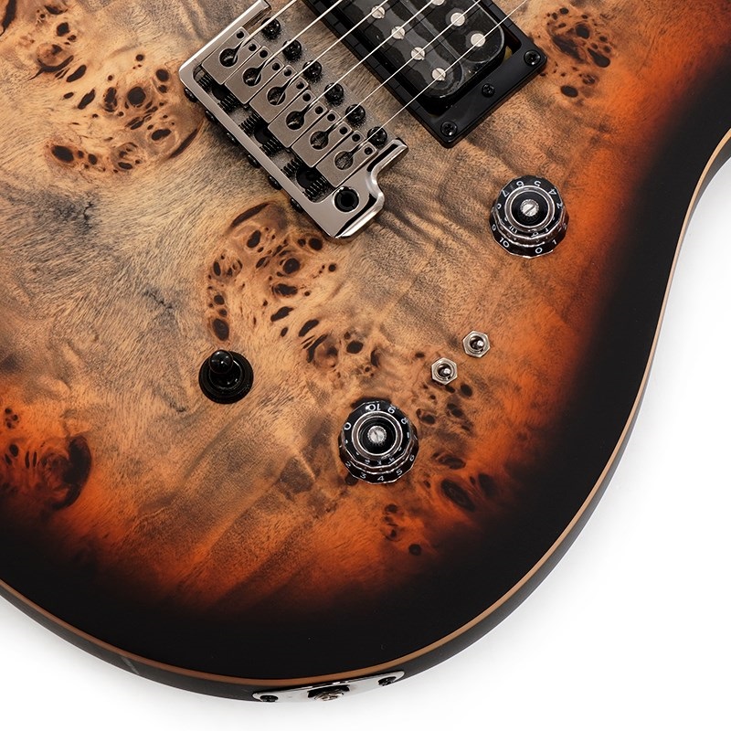 P.R.S. SE Custom 24-08 Poplar Burl Limited Edition (Charcoal Cherry Midnight Burst) 画像4