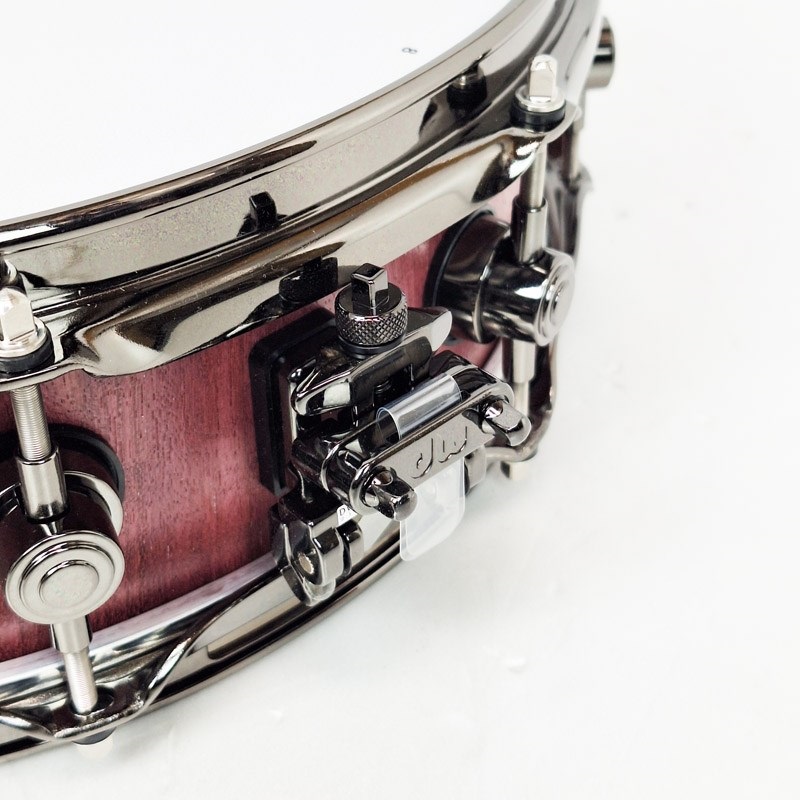 dw DRU20414SSN101[Collector's PURE Purpleheart Pi Snare Drum/14×3.14/Natural Satin Oil w/Black Nickel Hardware] 画像5