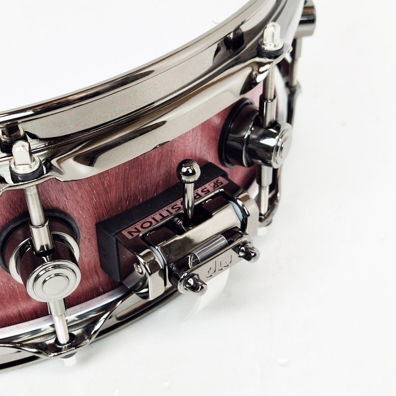 dw DRU20414SSN101[Collector's PURE Purpleheart Pi Snare Drum/14×3.14/Natural Satin Oil w/Black Nickel Hardware] 画像6