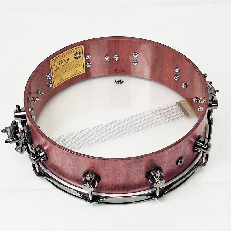dw DRU20414SSN101[Collector's PURE Purpleheart Pi Snare Drum/14×3.14/Natural Satin Oil w/Black Nickel Hardware] 画像8