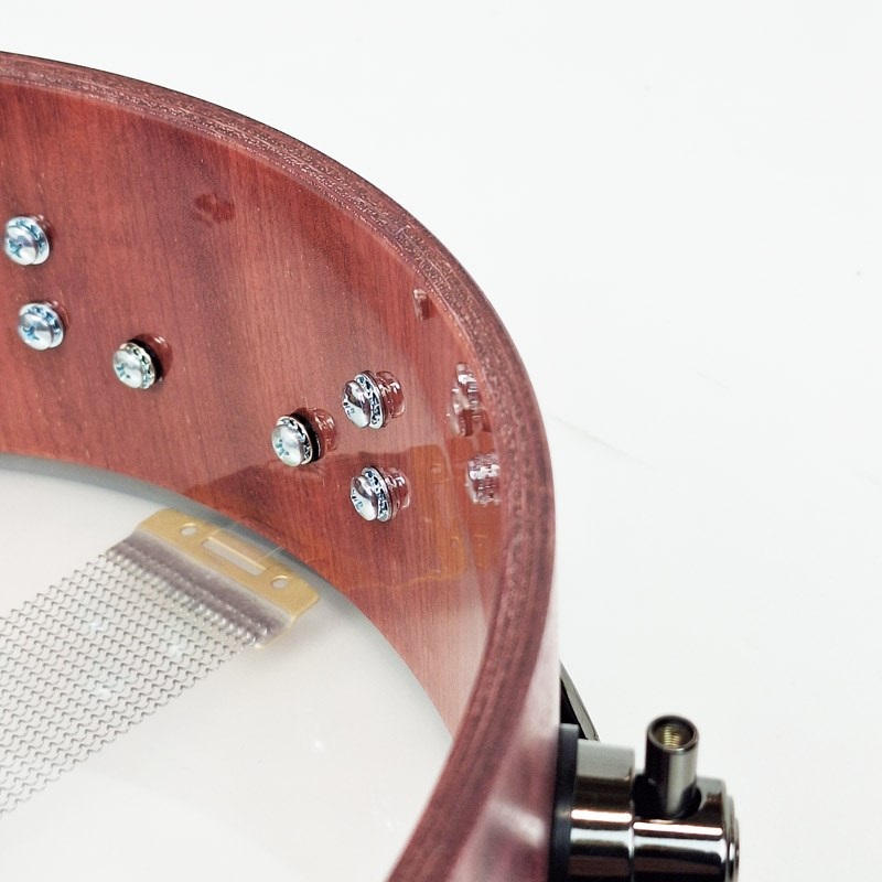dw DRU20414SSN101[Collector's PURE Purpleheart Pi Snare Drum/14×3.14/Natural Satin Oil w/Black Nickel Hardware] 画像9