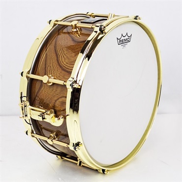 CANOPUS HS-1465-BR [Zelkova Snare Drum 14×6.5/Gold Hardware]【Aerial Case（エアリアルケース）付属】 画像3