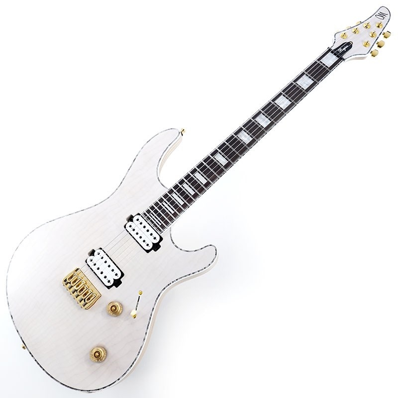 Mayones Regius6 エレキギター 自然木仕上げ ハードケース付 MAYONES Regius 6 (Trans Dirty Blue Burst Gloss w/Glod