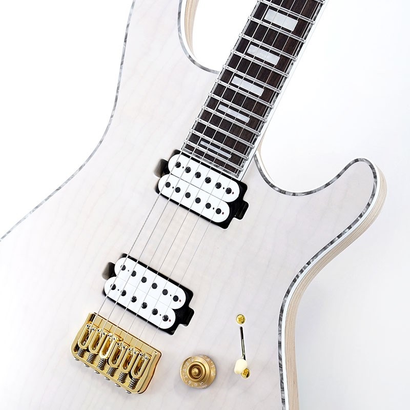 Mayones Regius6 エレキギター 自然木仕上げ ハードケース付 MAYONES Regius 6 (Trans Dirty Blue Burst Gloss w/Glod