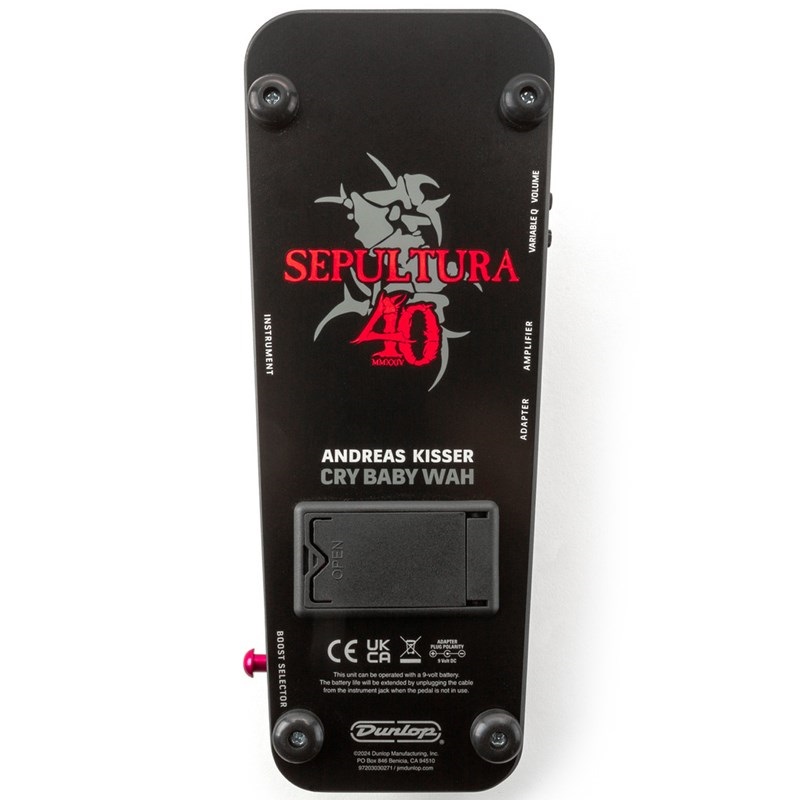 Dunlop (Jim Dunlop) AK95MMXXIV SEPULTURA 40TH ANNIVERSARY CRY BABY（ジムダンロップ）ワウペダル　クライベイビー 画像4