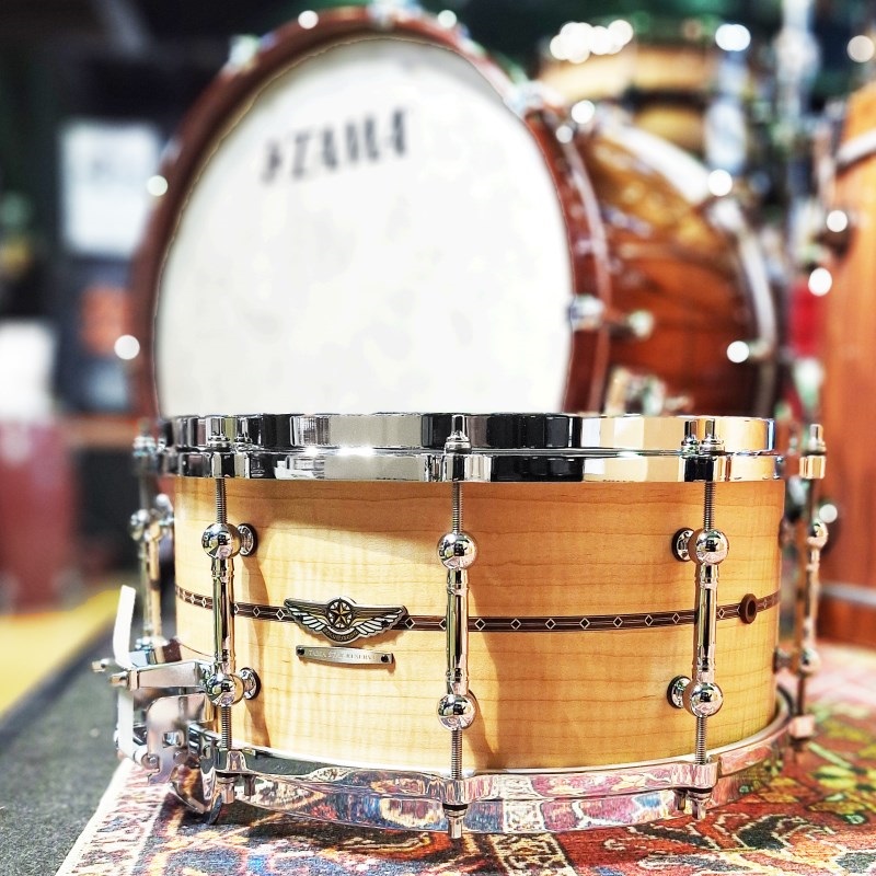 TAMA TLCM1465SI-OCM [STAR Reserve Snare Drum / Solid Curly Maple 14 × 6.5 全面当たり仕様]【イケベ楽器店創業50周年記念モデル】 画像1