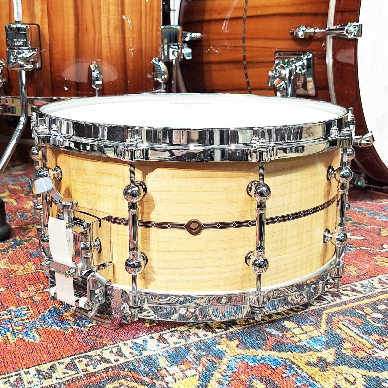 TAMA TLCM1465SI-OCM [STAR Reserve Snare Drum / Solid Curly Maple 14 × 6.5 全面当たり仕様]【イケベ楽器店創業50周年記念モデル】 画像2