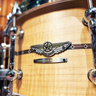 TAMA TLCM1465SI-OCM [STAR Reserve Snare Drum / Solid Curly Maple 14 × 6.5 全面当たり仕様]【イケベ楽器店創業50周年記念モデル】 画像3