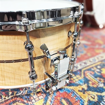 TAMA TLCM1465SI-OCM [STAR Reserve Snare Drum / Solid Curly Maple 14 × 6.5 全面当たり仕様]【イケベ楽器店創業50周年記念モデル】 画像6