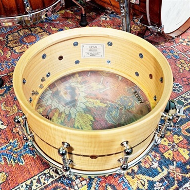TAMA TLCM1465SI-OCM [STAR Reserve Snare Drum / Solid Curly Maple 14 × 6.5 全面当たり仕様]【イケベ楽器店創業50周年記念モデル】 画像9