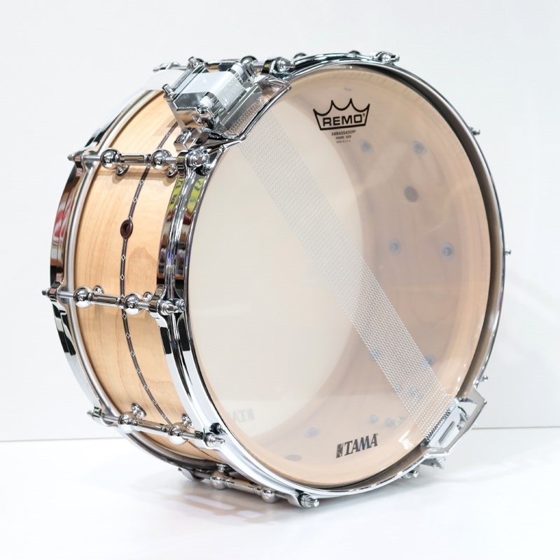 TAMA TLCM1465SI-OCM [STAR Reserve Snare Drum / Solid Curly Maple 14''×6.5'' 全面当たり仕様]【イケベ楽器店創業50周年記念モデル】 画像5
