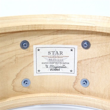 TAMA TLCM1465SI-OCM [STAR Reserve Snare Drum / Solid Curly Maple 14''×6.5'' 全面当たり仕様]【イケベ楽器店創業50周年記念モデル】 画像8