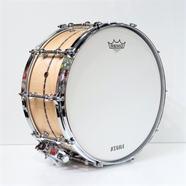 TAMA TLCM1465SI-OCM [STAR Reserve Snare Drum / Solid Curly Maple 14''×6.5'' 全面当たり仕様]【イケベ楽器店創業50周年記念モデル】 画像4