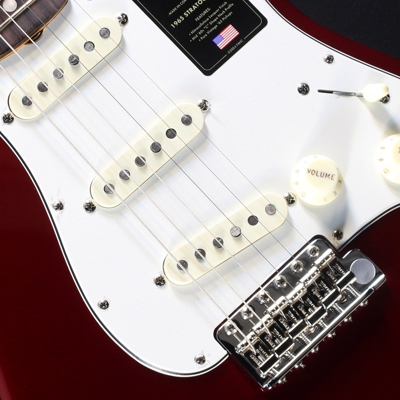 Fender USA American Vintage II 1965 Stratocaster (Candy Apple Red/Round-Lam Rosewood) #V2553480 画像3