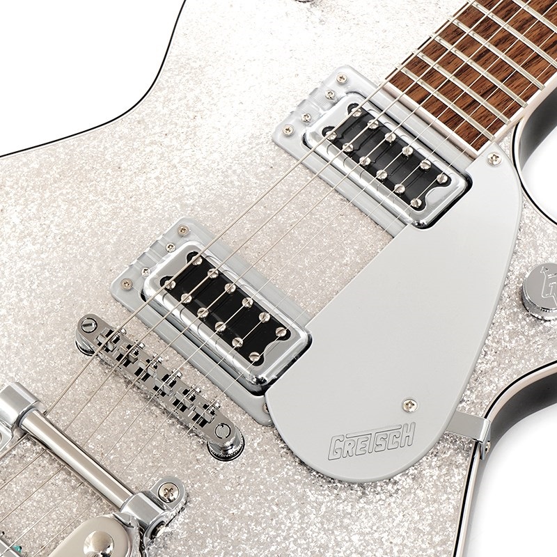 GRETSCH G5230T Electromatic Sparkle Jet FT Single-Cut with Bigsby (Silver Sparkle) 画像3