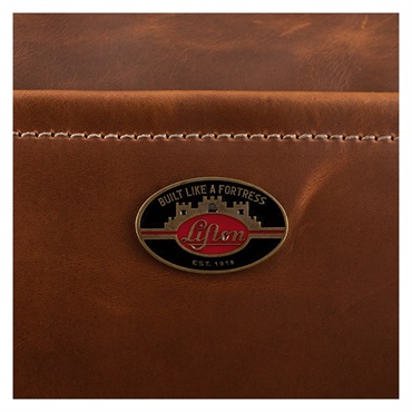 Gibson Lifton Leather Duffle Bag， Brown[LIFTON-DUF-BRN] 画像2