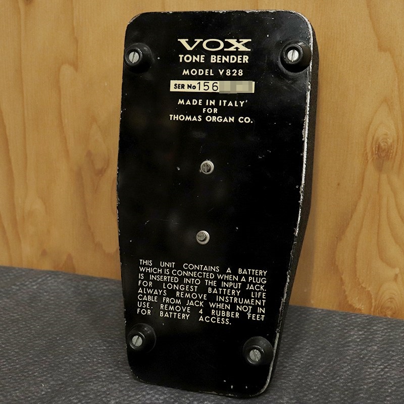 VOX VINTAGE V828 Tone Bender Black Case & Silver Panel late60's 画像1