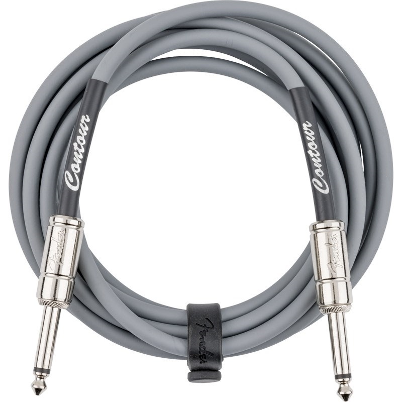 Fender USA CONTOUR SERIES INSTRUMENT CABLE (10feet/INCA SILVER)(#0990571124) 画像1