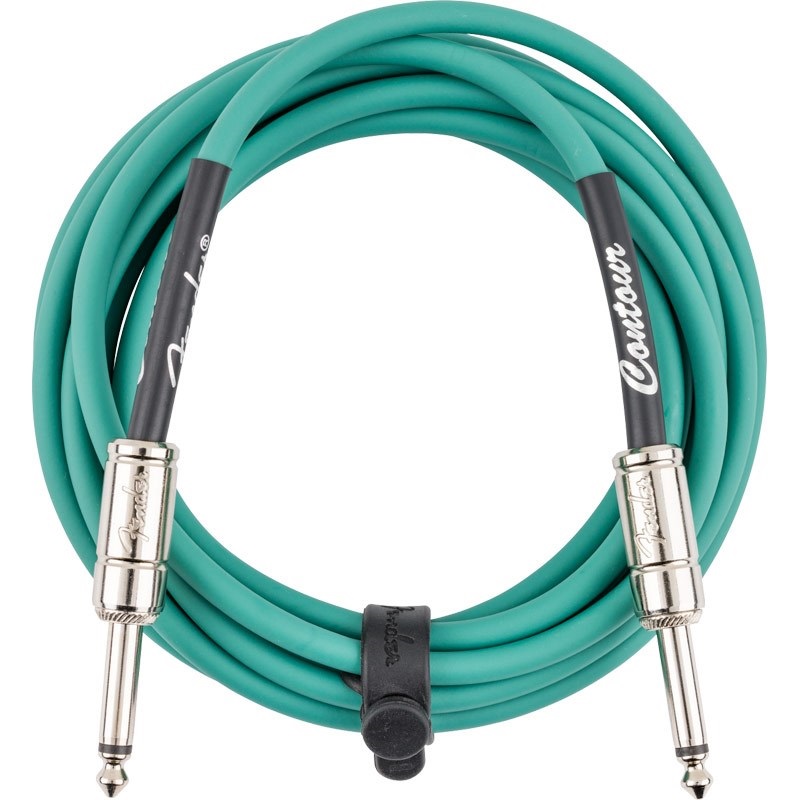 Fender USA CONTOUR SERIES INSTRUMENT CABLE (10feet/SHERWOOD GREEN)(#0990571146) 画像1