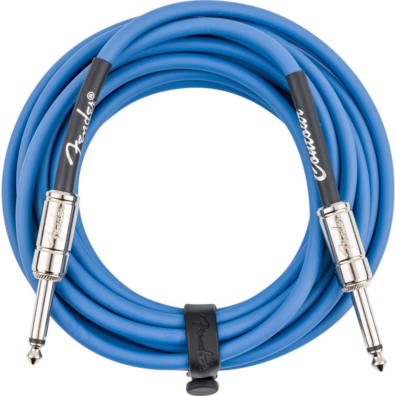 Fender USA CONTOUR SERIES INSTRUMENT CABLE (18.6feet/LAKE PLACID BLUE)(#0990571802) 画像1