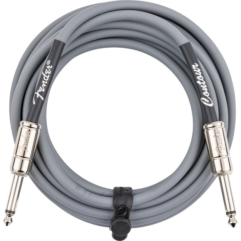 Fender USA CONTOUR SERIES INSTRUMENT CABLE (18.6feet/INCA SILVER)(#0990571824) 画像1