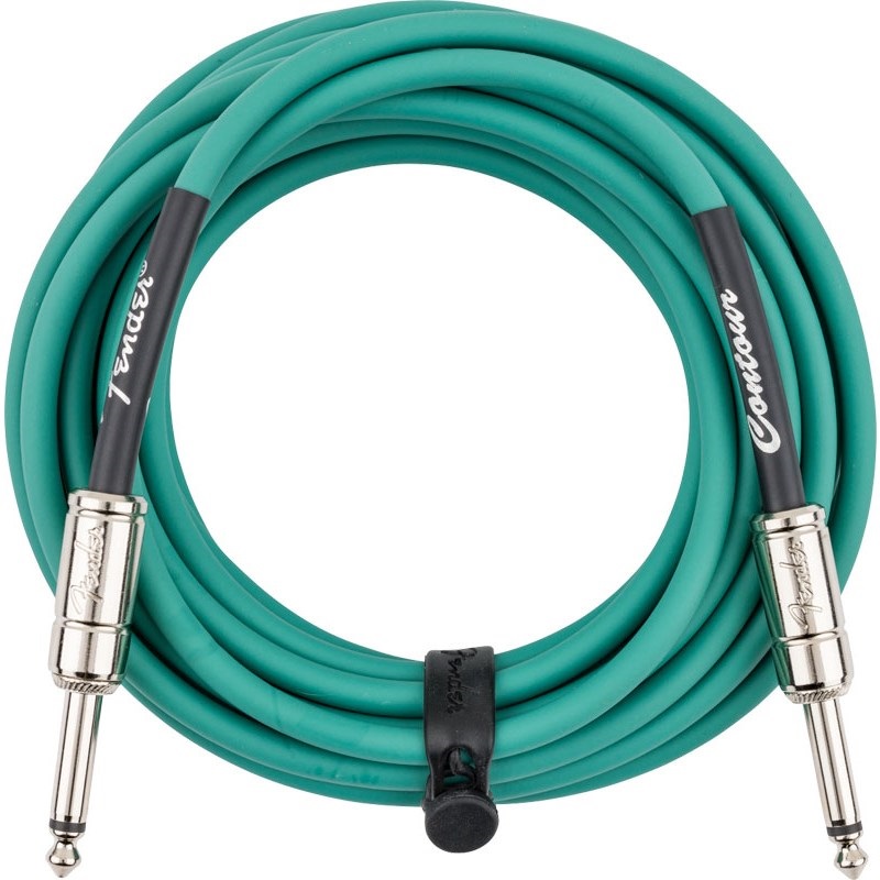 Fender USA CONTOUR SERIES INSTRUMENT CABLE (18.6feet/SHERWOOD GREEN)(#0990571846) 画像1