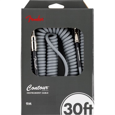 Fender USA CONTOUR SERIES COIL INSTRUMENT CABLE 30FEET (INCA SILVER)(#0990573024) 画像1