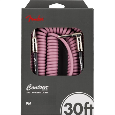 Fender USA CONTOUR SERIES COIL INSTRUMENT CABLE 30FEET (BARGUNDY MIST)(#0990573066) 画像1
