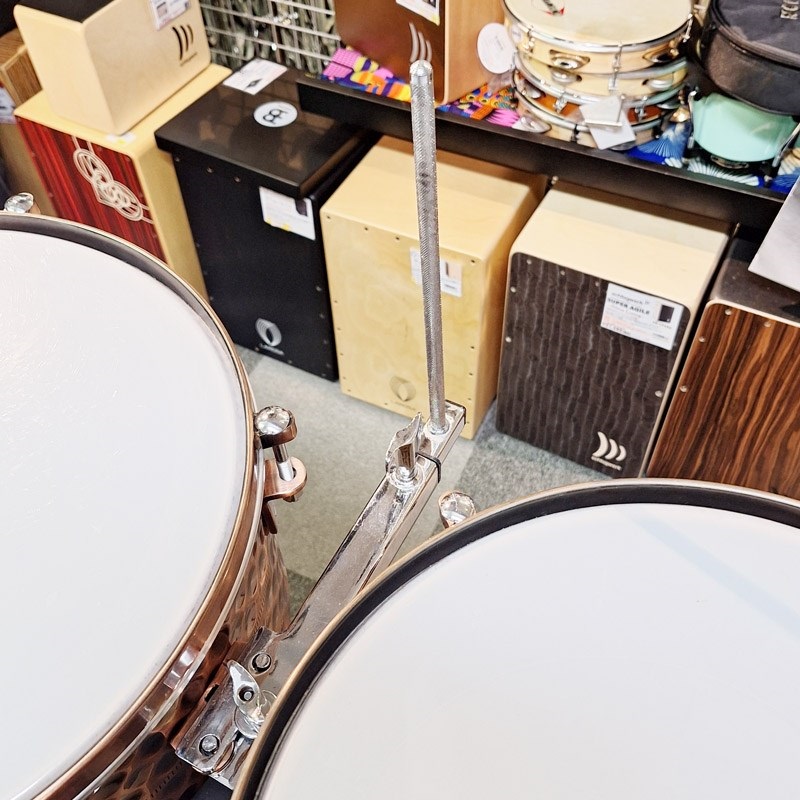 TOCA USED 中古 Pro Line Hand Hammered Steel Timbale Set [スタンド