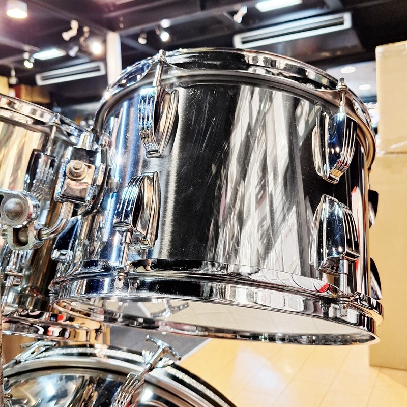 Ludwig 【VINTAGE】1978～79s Stainless Steel 4pc Drum Set [22BD.12TT.13TT.16FT/樹脂製ハードケース付属] 画像1