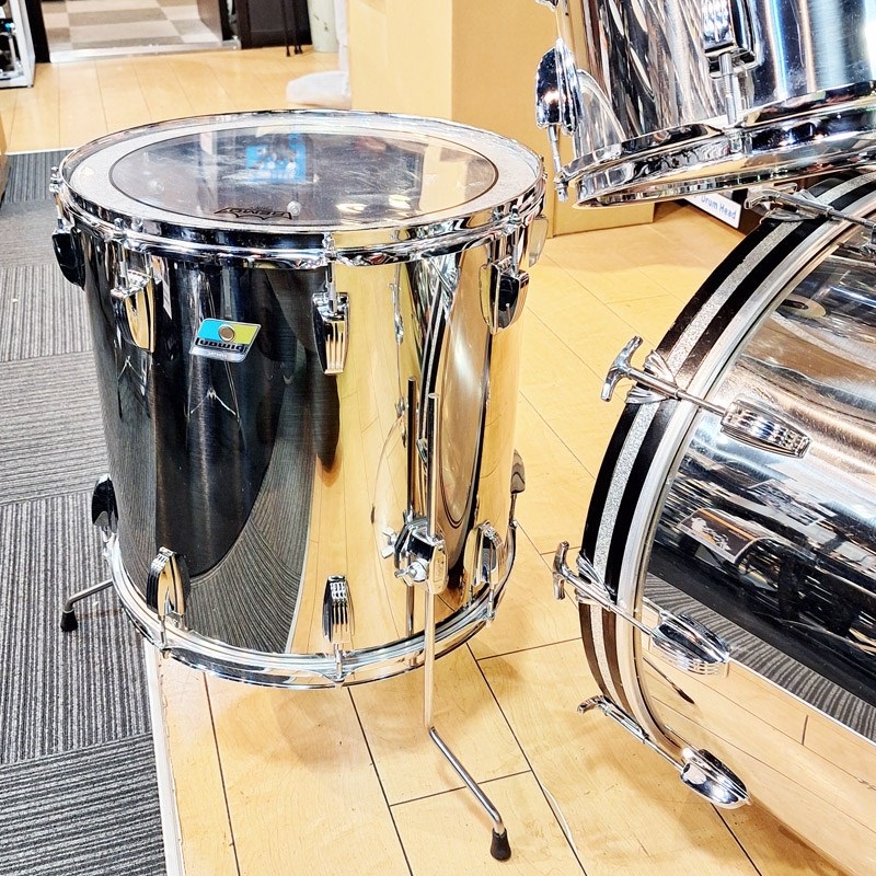 Ludwig 【VINTAGE】1978～79s Stainless Steel 4pc Drum Set [22BD.12TT.13TT.16FT/樹脂製ハードケース付属] 画像3