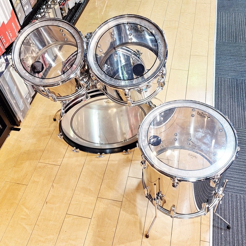 Ludwig 【VINTAGE】1978～79s Stainless Steel 4pc Drum Set [22BD.12TT.13TT.16FT/樹脂製ハードケース付属] 画像4