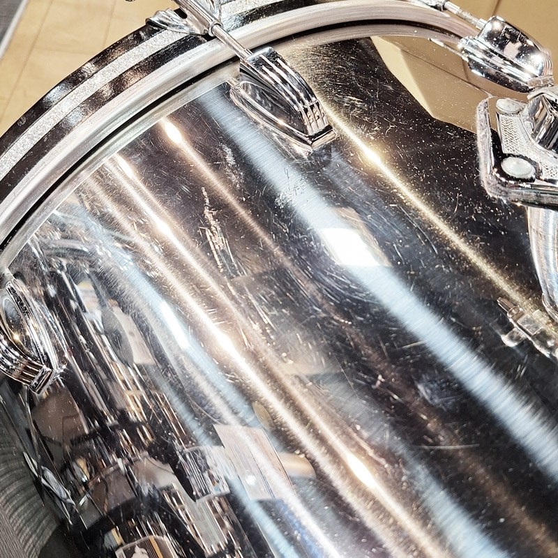 Ludwig 【VINTAGE】1978～79s Stainless Steel 4pc Drum Set [22BD.12TT.13TT.16FT/樹脂製ハードケース付属] 画像8