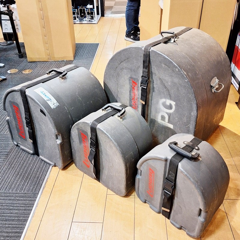 Ludwig 【VINTAGE】1978～79s Stainless Steel 4pc Drum Set [22BD.12TT.13TT.16FT/樹脂製ハードケース付属] 画像10