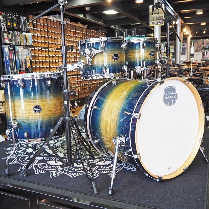 MAPEX AR529SET [ARMORY DRUM SET SHELL PACK/22BD・10TT・12TT・16FT・14SD][Rainforest Burst]【イベント使用特価品】 画像1