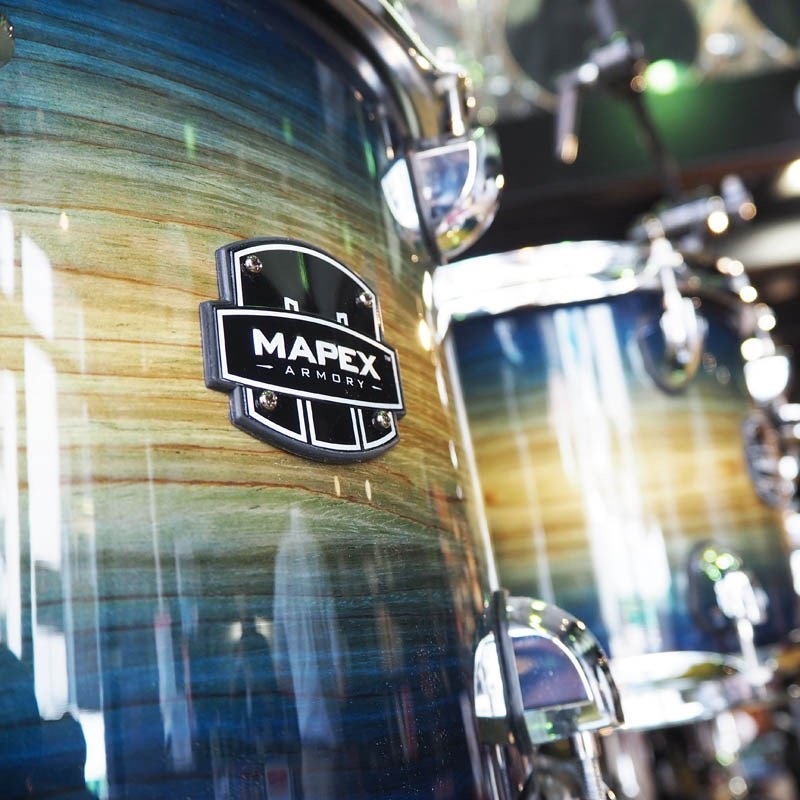 MAPEX AR529SET [ARMORY DRUM SET SHELL PACK/22BD・10TT・12TT・16FT・14SD][Rainforest Burst]【イベント使用特価品】 画像2