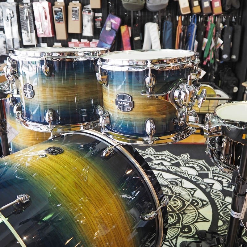 MAPEX AR529SET [ARMORY DRUM SET SHELL PACK/22BD・10TT・12TT・16FT・14SD][Rainforest Burst]【イベント使用特価品】 画像3