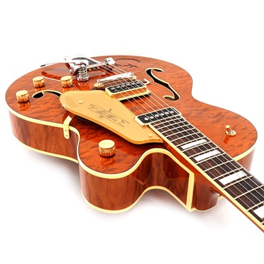 GRETSCH G6120TGQM-56 Limited Edition Quilt Classic Chet Atkins Hollow Body with Bigsby (Roundup Orange Stain Lacquer) 【特価】 画像8