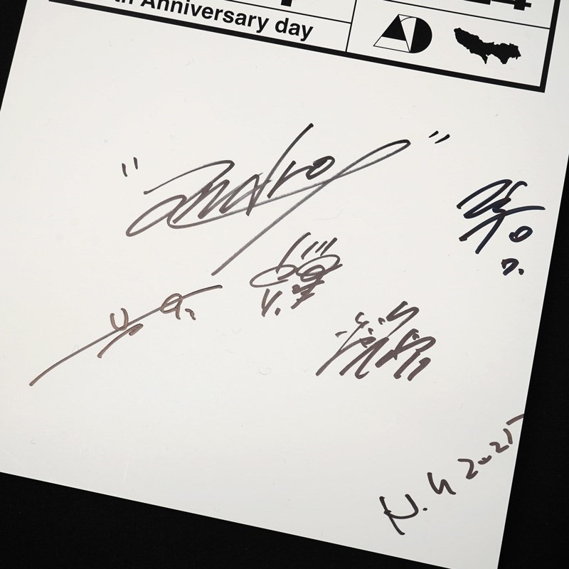 Ikebe Original TOKYO ISLAND 2024 androp 15th Anniversary day 【andropメンバー＆中野敬久 直筆サイン入り】 画像1