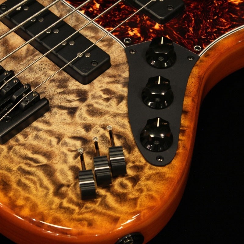 L.E.H. Guitars USED 中古 The Offset 5st (Quilted Maple Top / Burnt Maple Leaf) 画像4