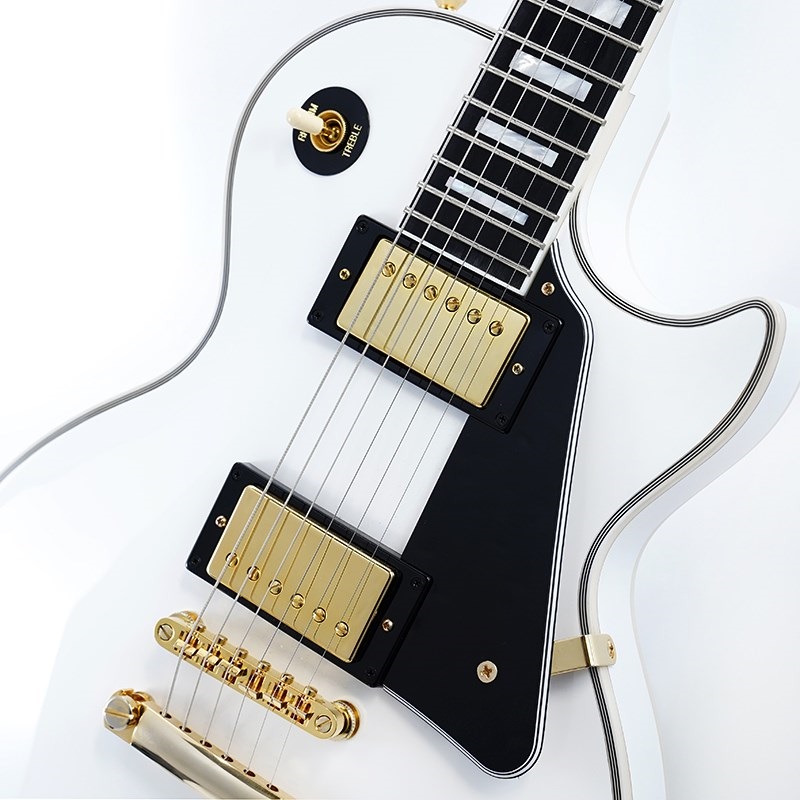 Epiphone Inspired by Gibson Custom Shop Les Paul Custom (Alpine White)【特価】 画像3