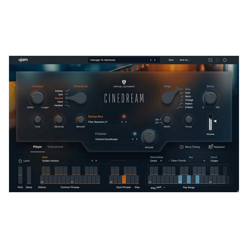 UJAM Virtual Guitarist CINEDREAM クロスグレード(オンライン納品)(2時間以内に納品) 画像1