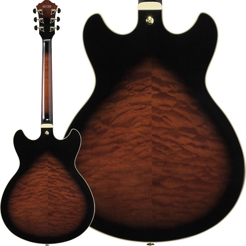 Ibanez Artcore Expressionist AS93QMSP-DBS (Dark Brown Sunburst) [SPOT MODEL] 画像1