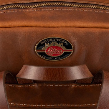 Gibson 【IKEBE Gibson POP UP 温故知新】LIFTON-BPK-BRN Lifton Leather Backpack Brown 画像5
