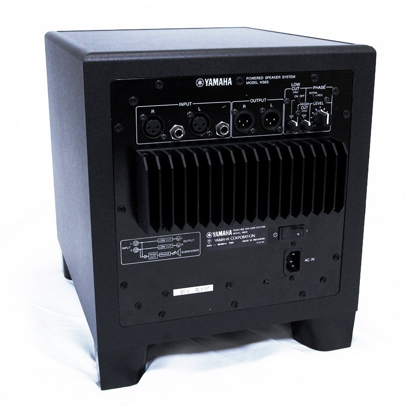 YAMAHA 【展示アウトレット特価】HS8S(ヤマハ)(モニタースピーカー)(サブウーファー) 画像5