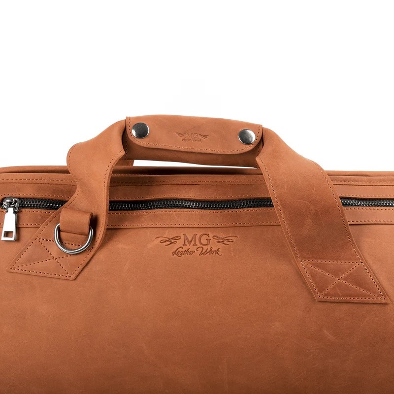 MG Leather Work シングル トランペット用ソフトケース CrazyHorse LightBrown (ライトブラウン)【史上最大決算セール】 画像3