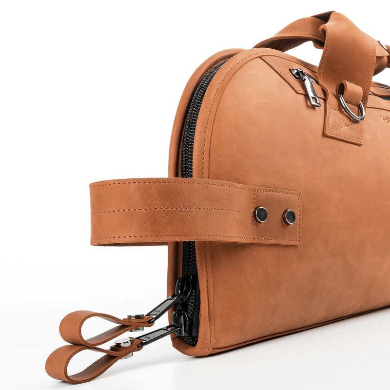 MG Leather Work シングル トランペット用ソフトケース CrazyHorse LightBrown (ライトブラウン)【史上最大決算セール】 画像4